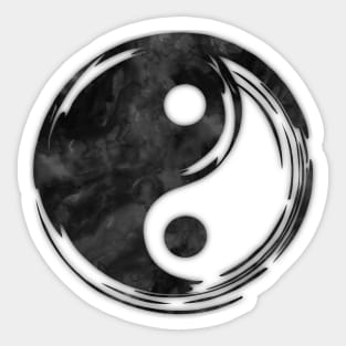 Ying Yang Watercolor Sticker